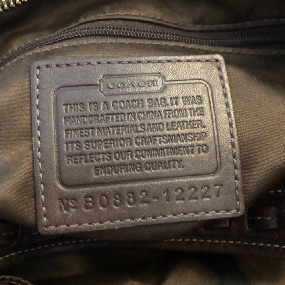 Brown Coach Purse - Picture 2 of 5